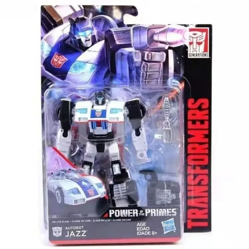 In Stock Hasbro Transformers Generations Power Of The Primes Deluxe Class Jazz Robot Action Figure, Collectible Gifts, Ornament view 3