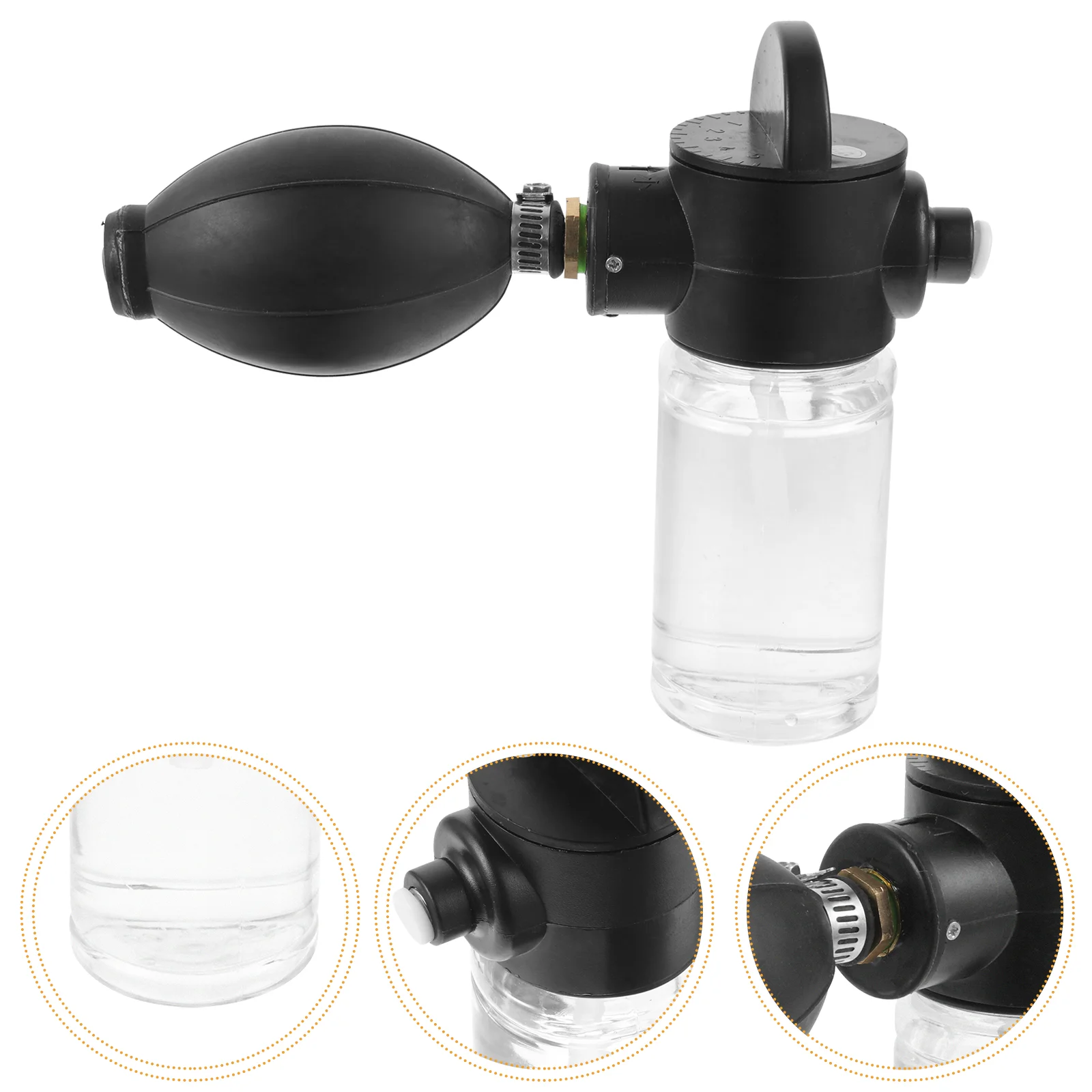 

Bulb Duster Stainless Steel Copper Tools Hand Powder Duster Sprayer Killing Insects Ants