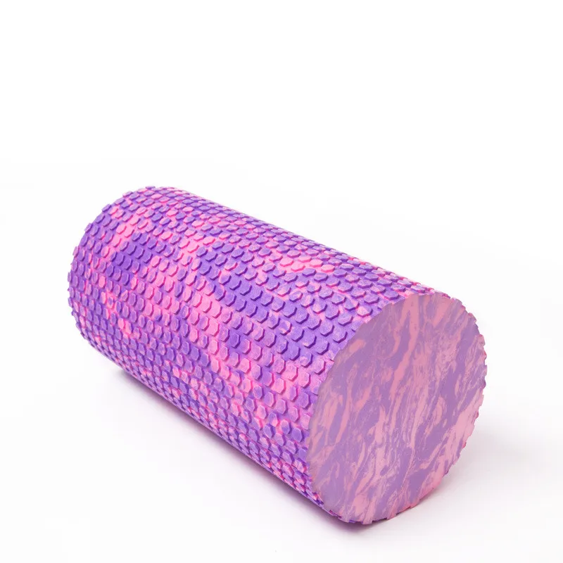 30/45CM Solid Foam Fitness Roller For Yoga Foam Roller For Fitness Peanut Ball Set Pilates Block Massage Roller Colorful Roller