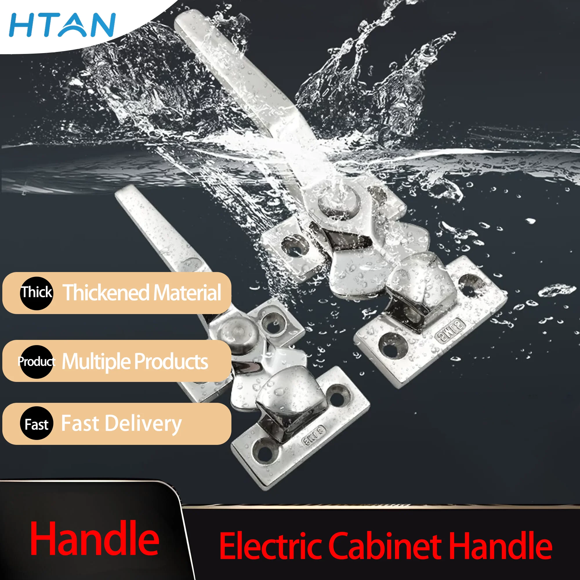 

Heavy-Duty Stainless Steel Precision Casting Door Handle for Industrial Electrical Seafood Steamer Cabinet - Industrial Grade