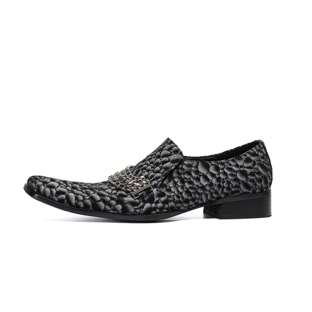 2021 Sommer Herbst Kleid Lederschuhe Mann Spitzschuh Business Python Muster Slip-on