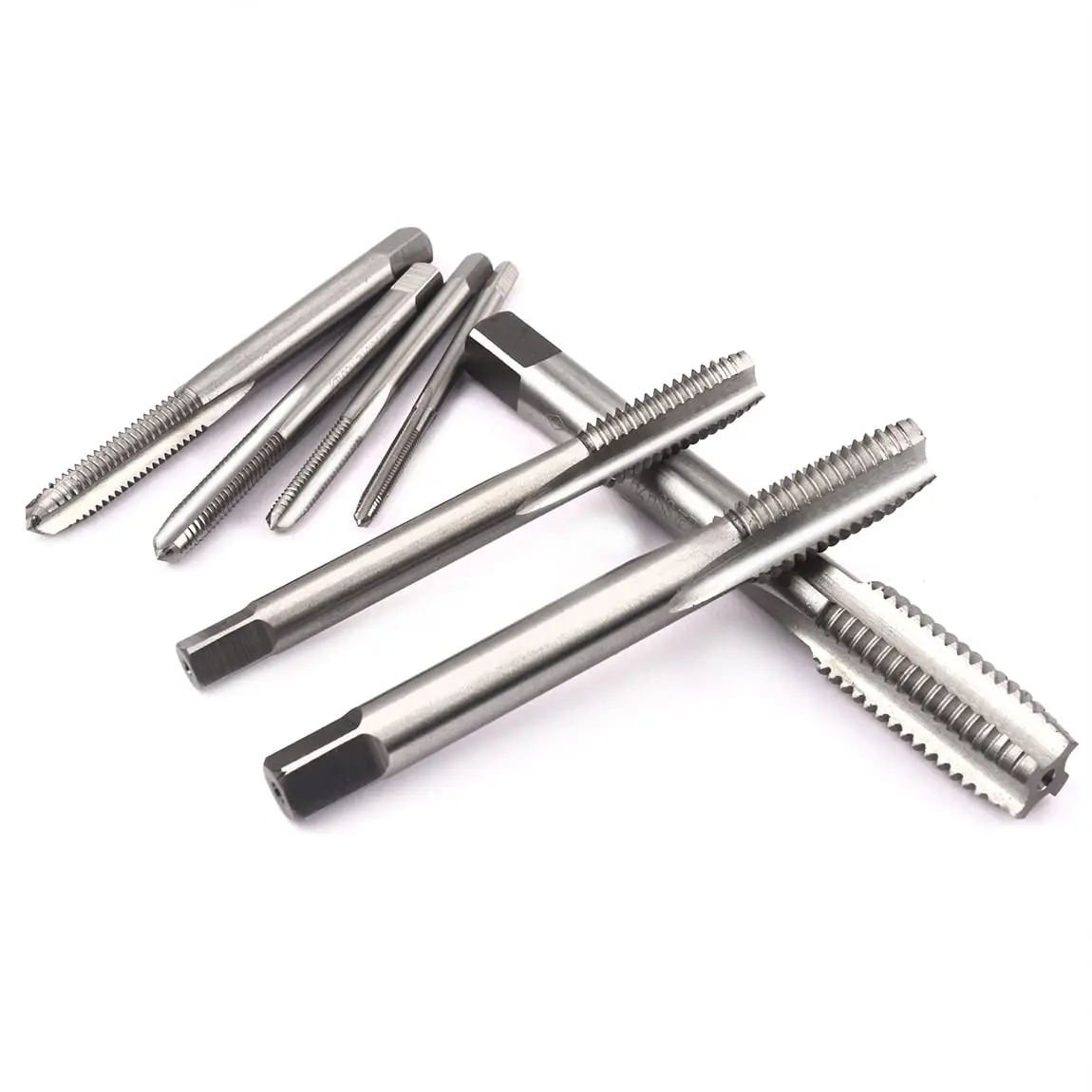 Metric Screw Thread Tap 1pc M3-M12 Left Hand Machine Thread Tap HSS Steel Machine Plug Tap Metal Screw Hole Tap Drill