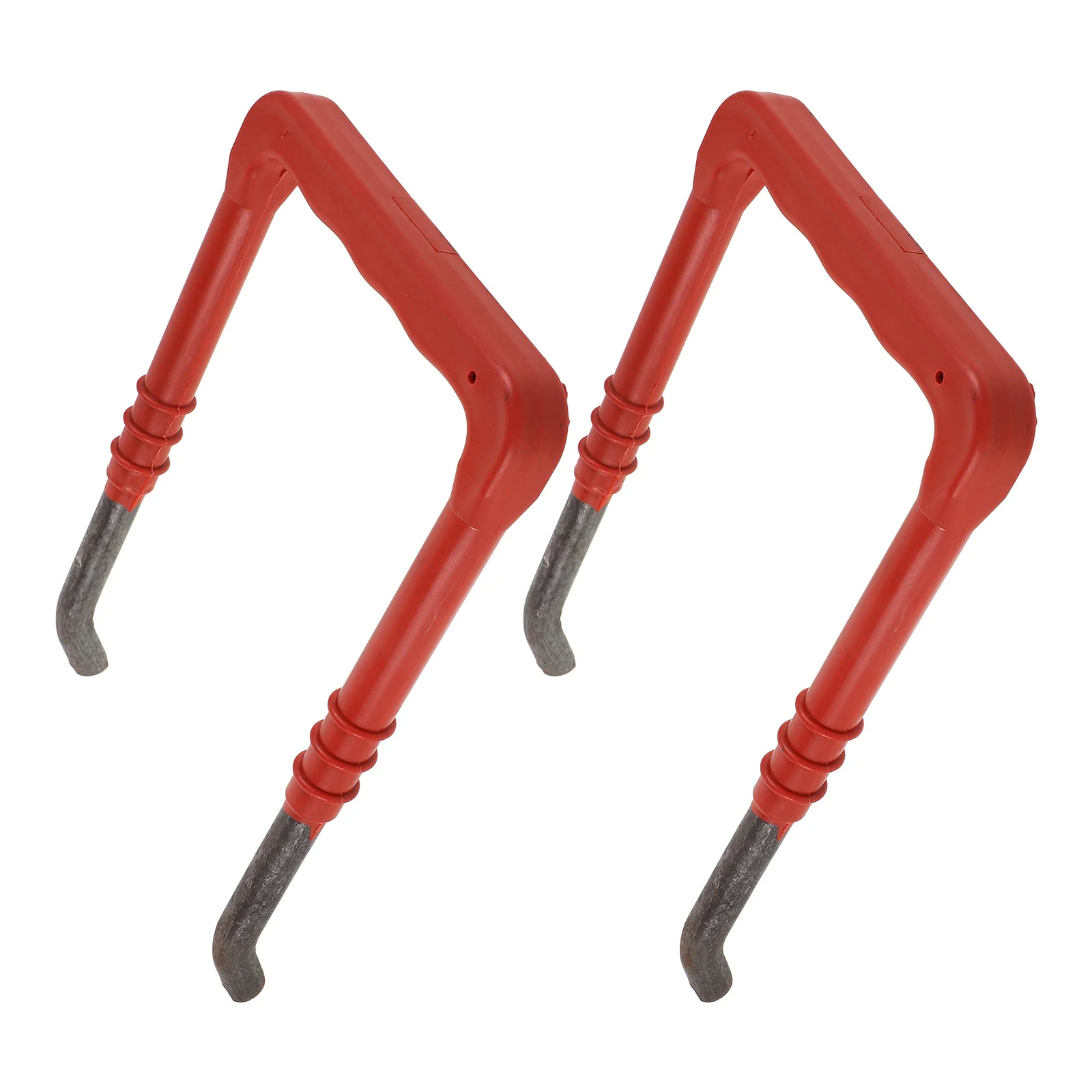 2pcs Plastic Well Stand Well Mounted Stand For Outdoor Step Ladder Climbing Steps Heavy Duty Ladder