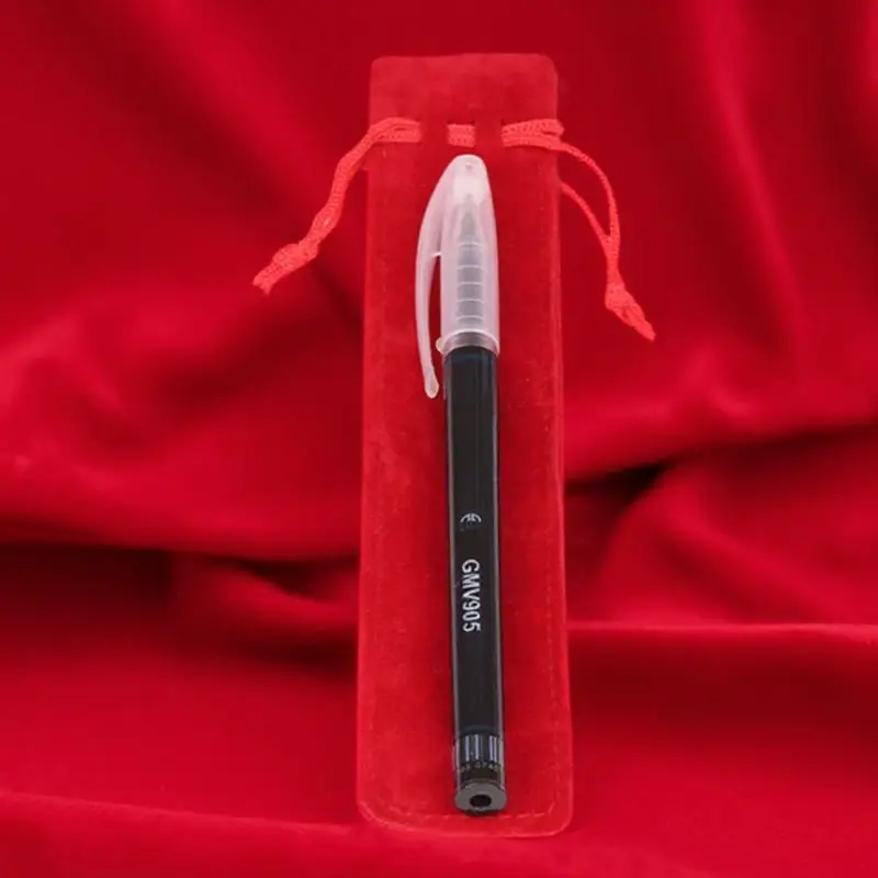 25 قطعة على الوجهين الفانيلا الرباط حقيبة أقلام رصاص تنفس حقيبة أقلام هدية التعبئة التخزين المنظم الرباط حقيبة أقلام رصاص