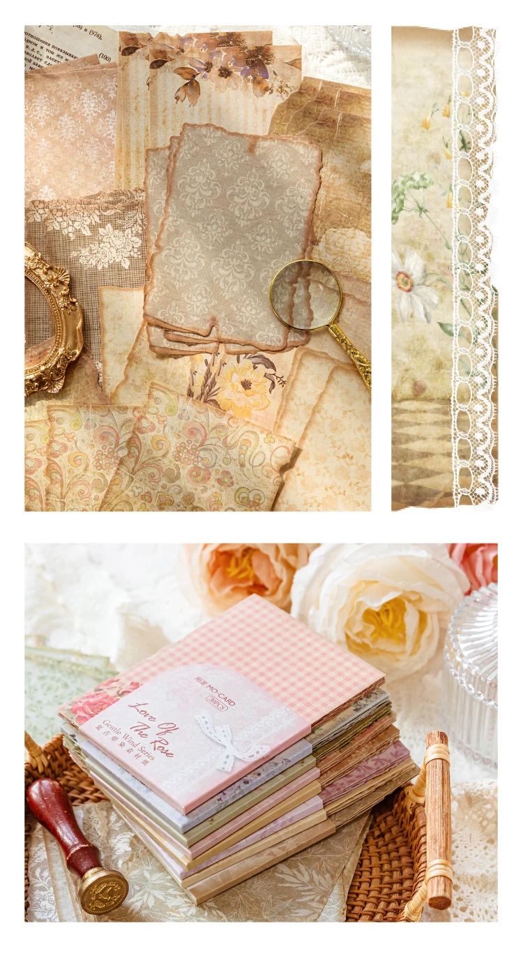 30 Teile/paket Sanfte Wind Serie Scrapbooking Dekorative Papier Material Perfekt für Collage Journaling Handwerk Diy Liefert – Detail 6