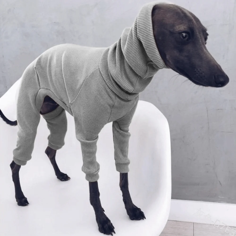 Suéter para Mascotas, Mono Cálido para Perros, Ropa Elástica y Suave con Cuello Alto, Ropa Cómoda a Prueba de Frío para Perros de Cuatro Patas, Ropa para Interiores