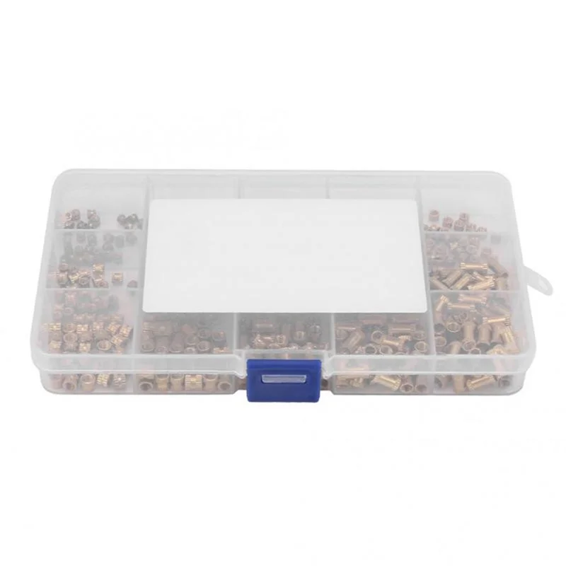 N10R-M2 m3 inserções rosqueadas para plástico thermoset inserções de bronze para 3d impresso moldagem por injeção imprensa rosqueada porcas duráveis