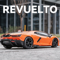 1:32 Revuelto Alloy Sports Car Model Diecast Metal Toy Racing Car Vehicles Model Sound and Light Simulation Collection Kids Gift