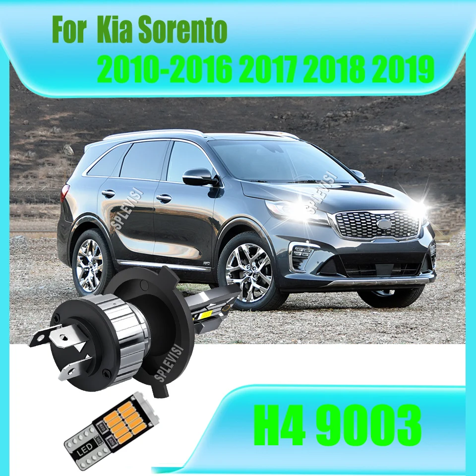 

75W LED Headlight 6000K 7500LM Car Fanless Bulbs Fog Lamp Plug and Play For Kia Sorento 2010 2011 2012 2013 2014 2015 2016-2019