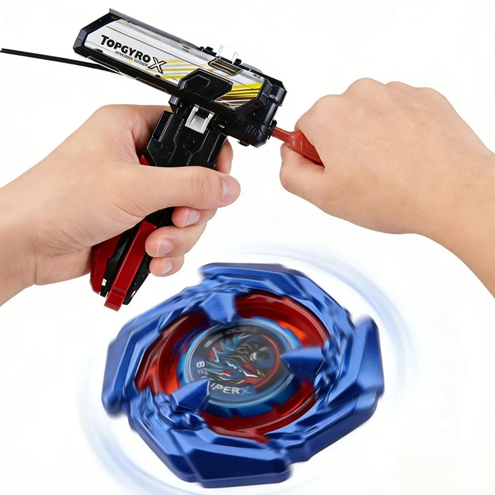 

Комплект из 4 гироскопических пусковых устройств Takara Tomy, совместимых с гироскопами BX, CX, UX. Игрушки для детей, подарок.