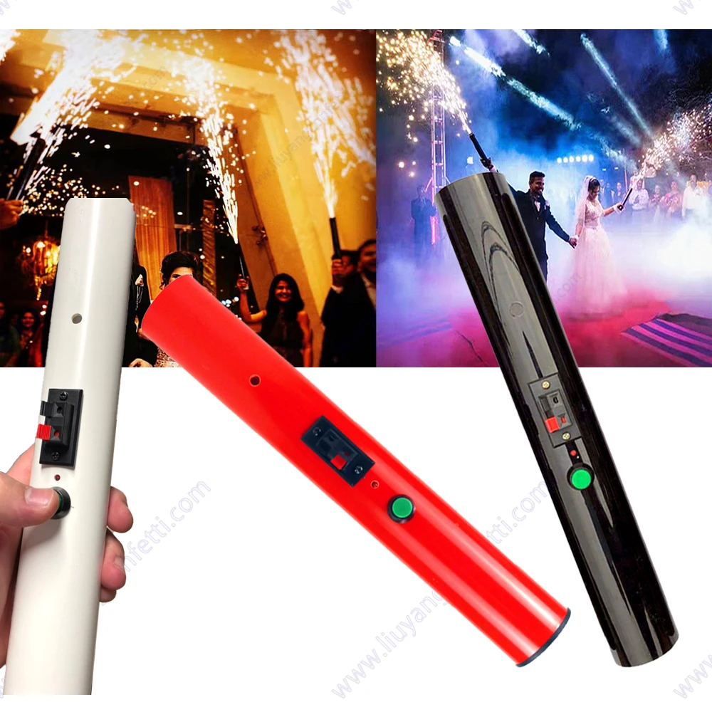 Hand Held Reusable Wedding Cold Fountain Machine Stage Pyrotechnic Party Concert DJ Event Party Disco Night Club Grand Entry Toy