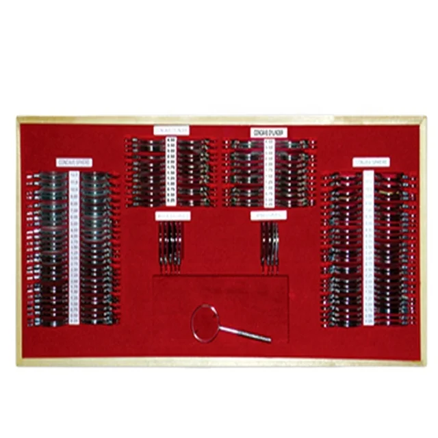 

EYE Optical Ophthalmic Ophthalmology Optometry 232/ 266/104/48/158PCS Trial Lens Set eye trial lens set 266