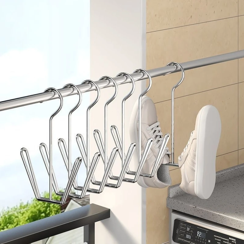 الفولاذ المقاوم للصدأ داخلي شرفة عتبة النافذة يندبروف متعددة الوظائف غرفة نوم المنزل Dormi المنظم تجفيف رفوف 1 قطعة #3