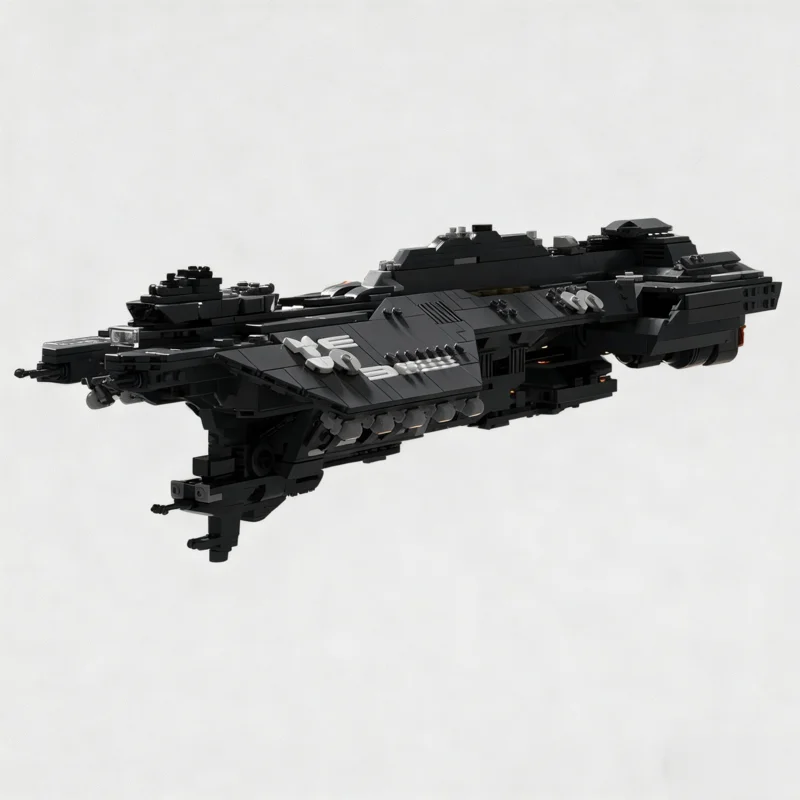 2386pcs MOC Space Phoenix-class Colonial Support Vessel Model Building Blocks 3D Craft Birthday Idea Assemble Collection DIY