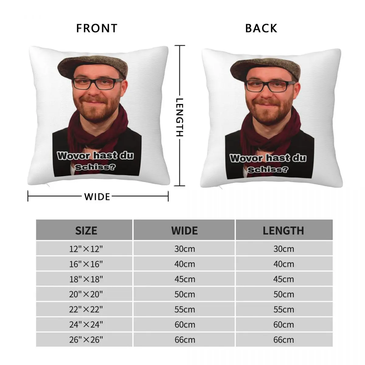 Mark Forster Chore What Are You Scared Of Pillowcase Polyester Linen Velvet Printed Throw Pillow Case Home Cushion Cover 45x45