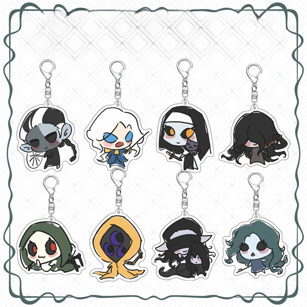 Horror Identity V Acrylic Keychain Michiko Geisha Alva Lorenz Hermit Grace Role Playing Backpack Pendants Game Enthusiast Gifts