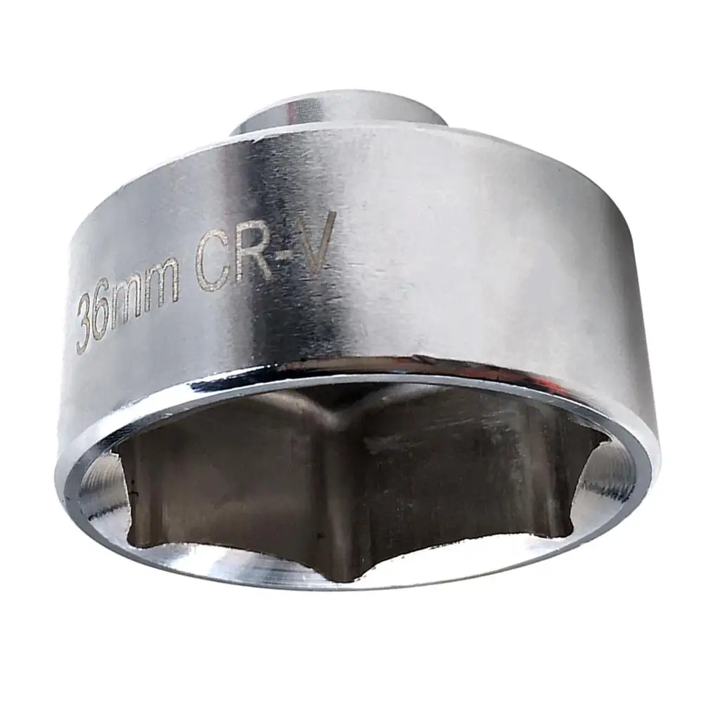 Oil Filter Socket Wrench 36mm High Strength Durable Metal Cap Remover Tool for BMW Z3 M52 M60 M62