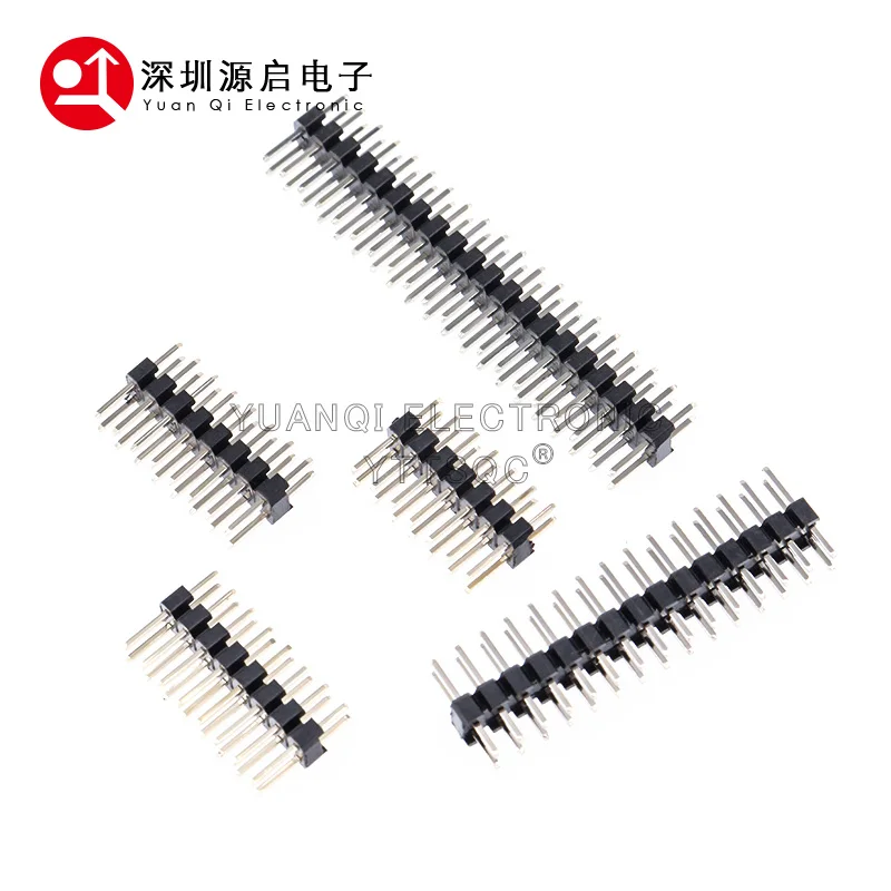 10PCS 2.0MM Dip 2*2/3/4/5/6/7/8/9/10/12/16/20/40/ PIN Double Row PIN HEADER MALE Strip Connector 2X/6P/8P/10P/20P/25P/30P/40P