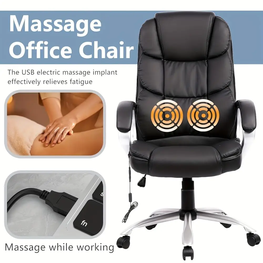 Home Office Chair Massage Computer Chair High Ba Executive Chair Ergonomic Desk Chair With Lumbar Support Armrest High Ba Task