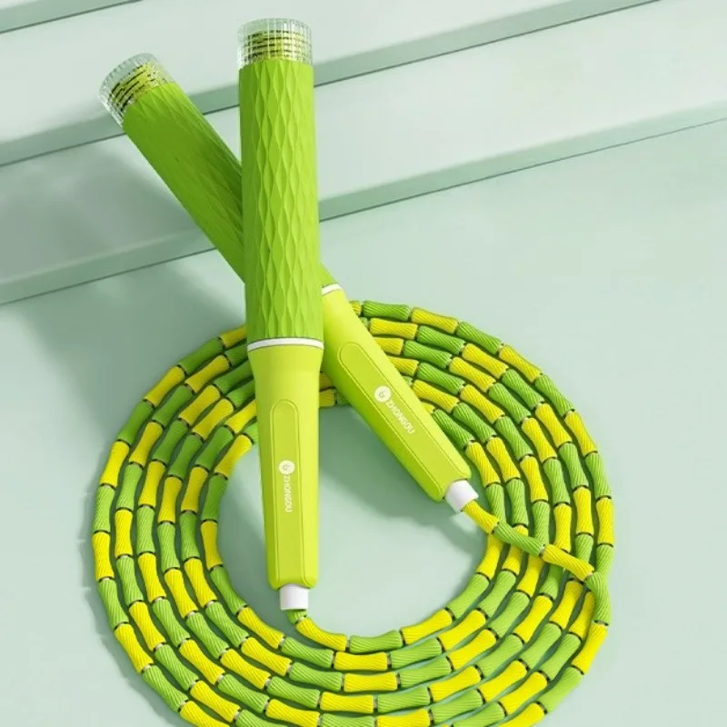 Adjustable Bamboo Jump Rope 3