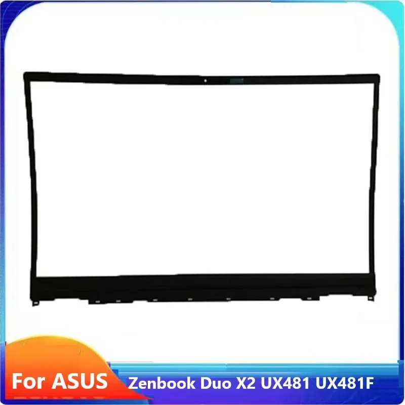 Imagem -03 - Tampa Traseira Lcd para Asus Zenbook Duo x2 Ux481 Ux481f Ux4000 sem Toque Moldura Caixa Inferior Superior Novo