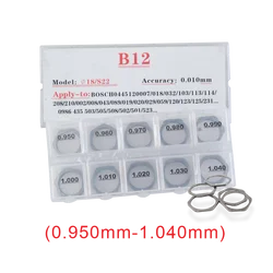 50pcs Common Rail Injector Adjust Shims B11 B12 B13 B14 B16 B22 B25 B31 B37 B48 B21 B23 B24 B27 Adjusting Washers Shims Gasket