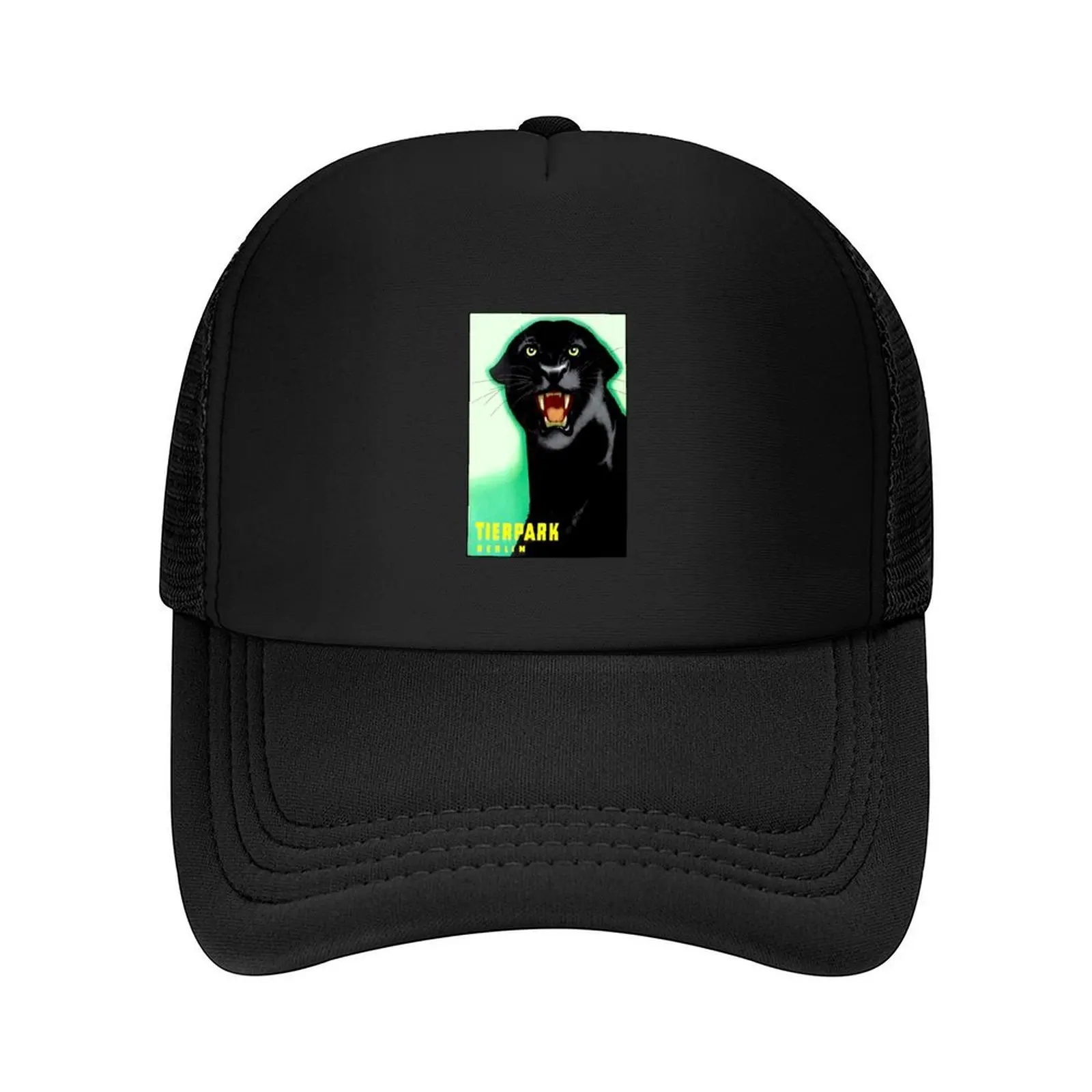 

TIERPARK BERLIN ZOO; Vintage Black Panther Print Baseball Cap Golf Hat Beach Bag Hood Golf Cap Mens Hats Women's