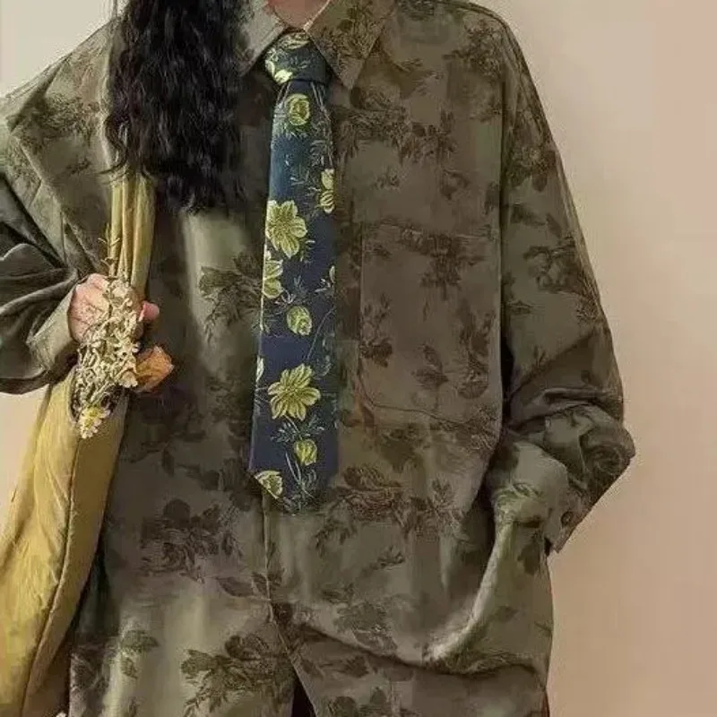 

Женская одежда, весенне-осенние корейские модные однотонные женские рубашки с воротником-поло на пуговицах, женские универсальные трендовые топы с длинными рукавами