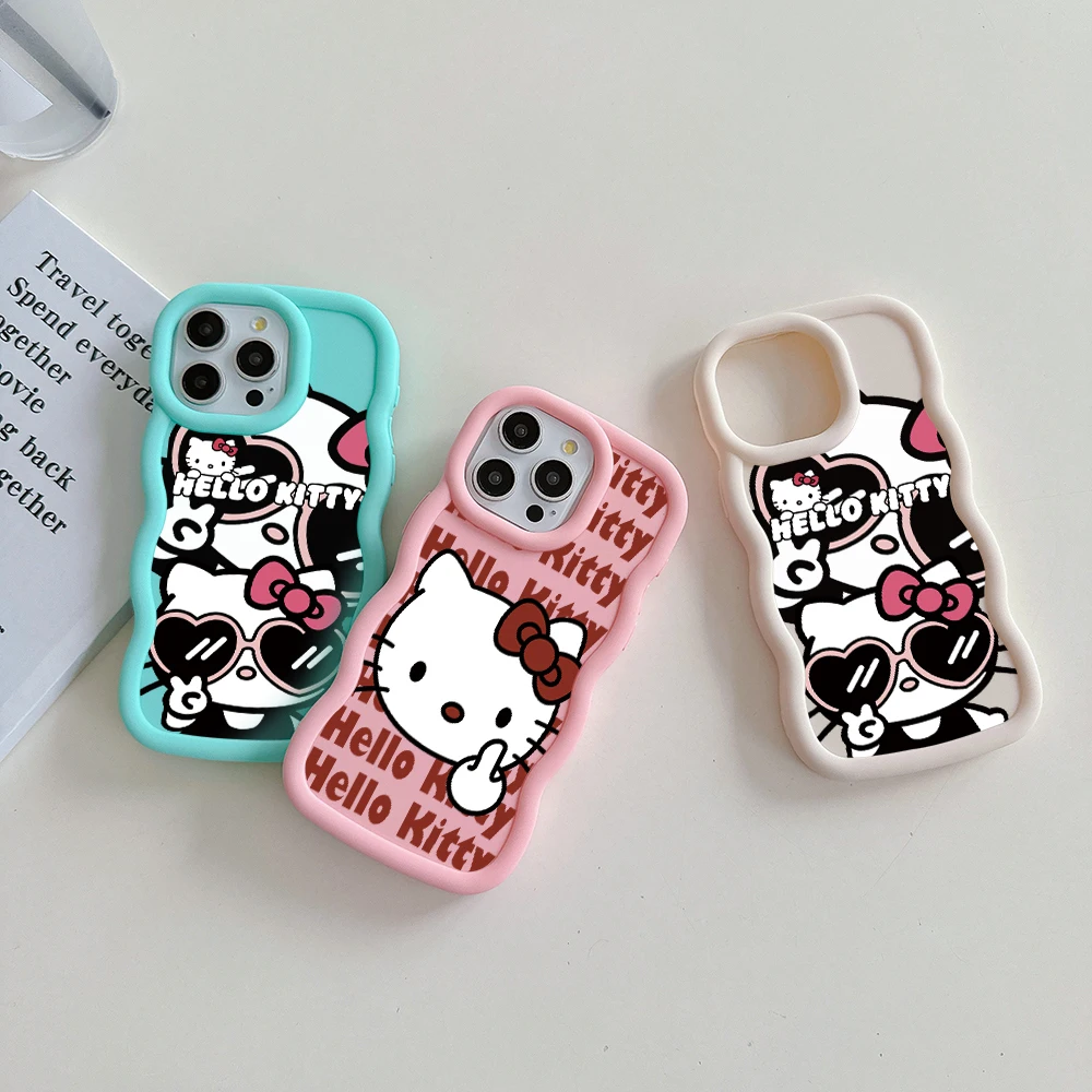 Милый чехол для телефона с аниме Hello kitty для Xiaomi Redmi A1, A2, 8, 8A, 9C, 9T, 10C, 12C, 13C, Poco X3, X5 Pro Plus, 4G, 5G, мягкая задняя крышка из ТПУ