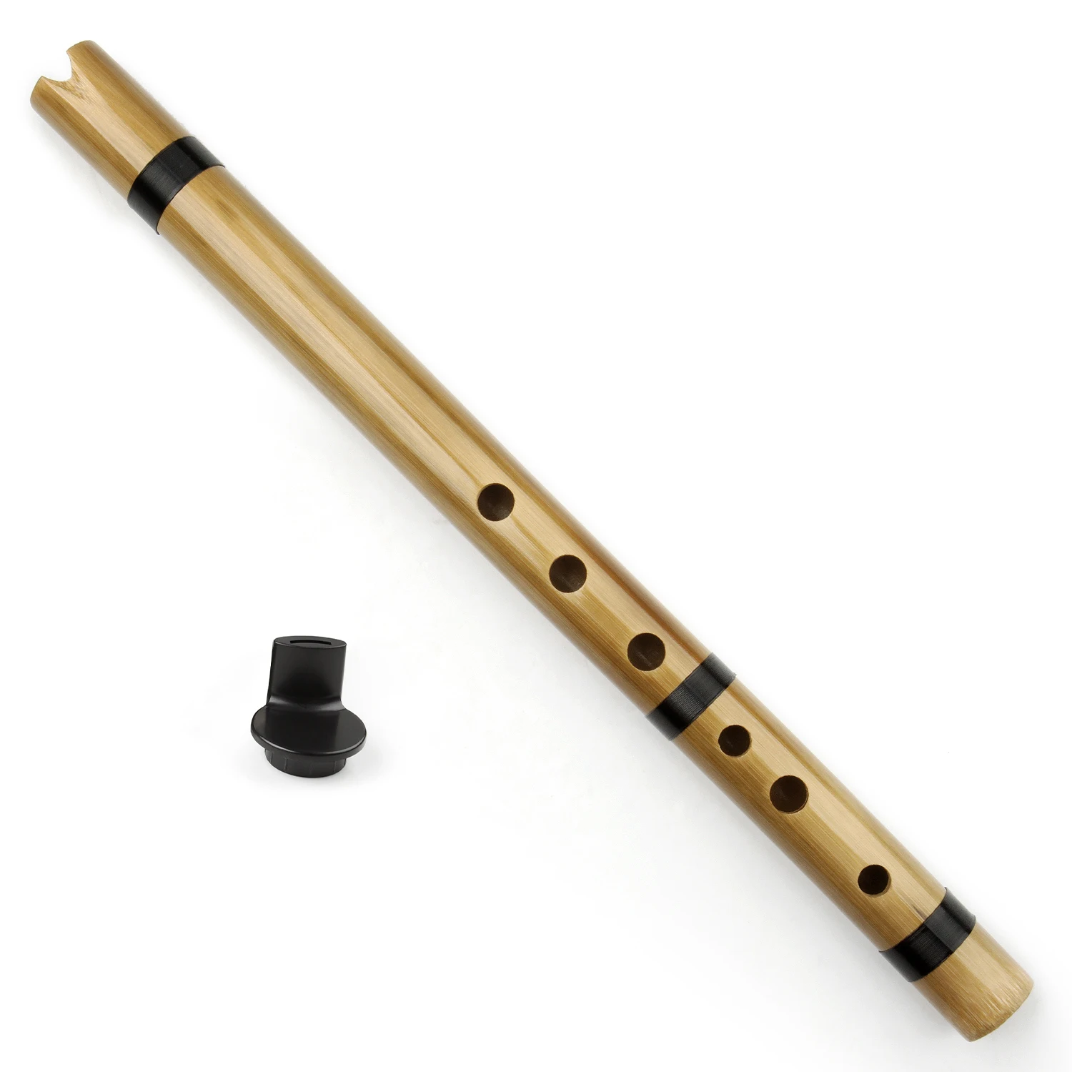 G KEY Quena Flute A Vertical Bamboo Flute Suitable For Beginners With Mouthpiece Muscial Instrument - Image 2