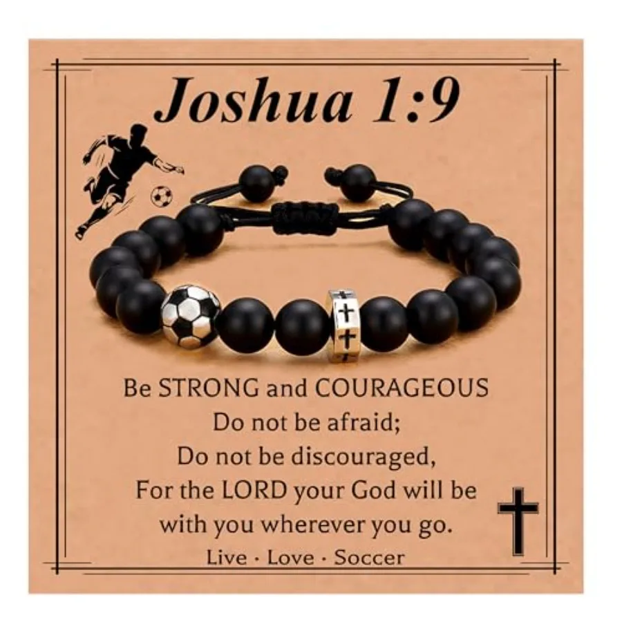 

Baseball/// Bracelet for Boys Cross Beaded Bracelet Gifts for Son Grandson Players Team Fan Friends, First Communion Christian
