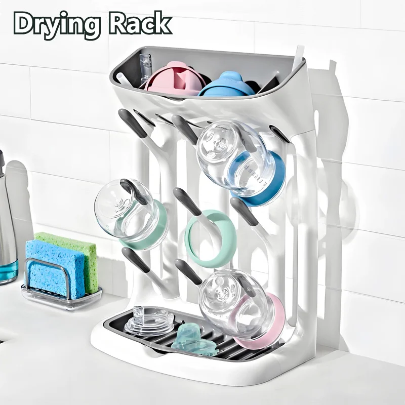 

Baby bottle drying rack - A convenient rack for drying baby bottles. Suitable for hanging baby water cups and drying them.