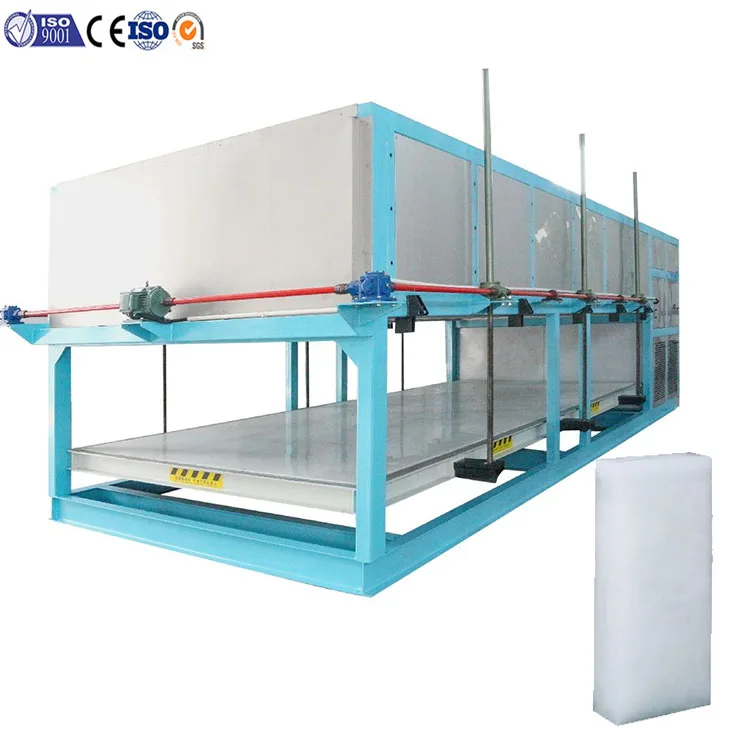 ICEMA Customized 10 Ton Block Ice Making Machine 20kg to 100kg Capacities 220V Industrial Compressor for Ice Plants