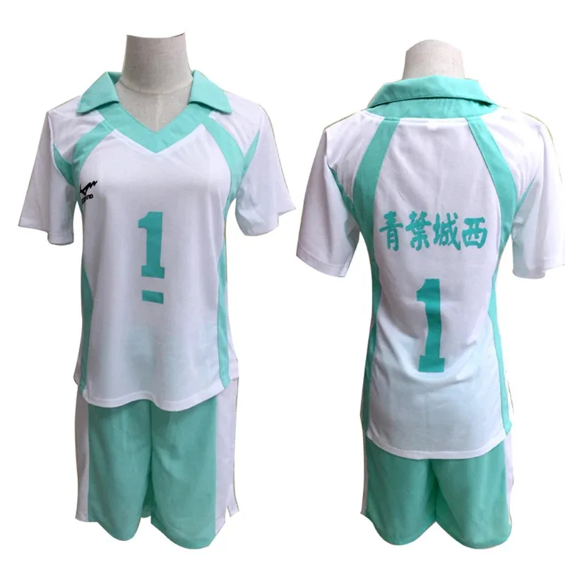 

2025 22 Anime Haikyuu Volleyball Clothes Oikawa Tooru High School Student Jerseys Sprotwear T-shirt Full Set Iwaizumi Hajime Cos