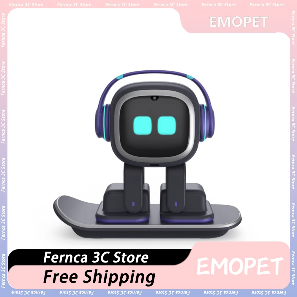 Emo Pet Robot Companion Ai Intelligent Future Emopet Voice Robot Emotional Communication For Home Desktop Customize Toys Gifts