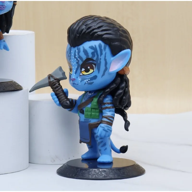 Q-Version von Avatar Water Way Figur Animation Solid PVC Modellauto Mittelkonsole Ornament Kuchen Backen Dekoration