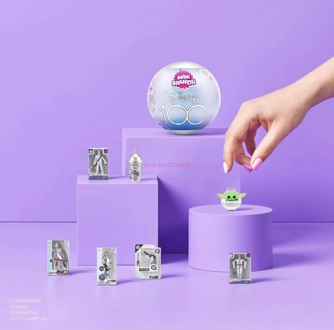 2024 Nowy produkt Surprise Ball Dis Ney Limited Surprise Mini zabawka Miniaturowe pudełko z niespodzianką Seria Oryginalna zabawka supermarketu