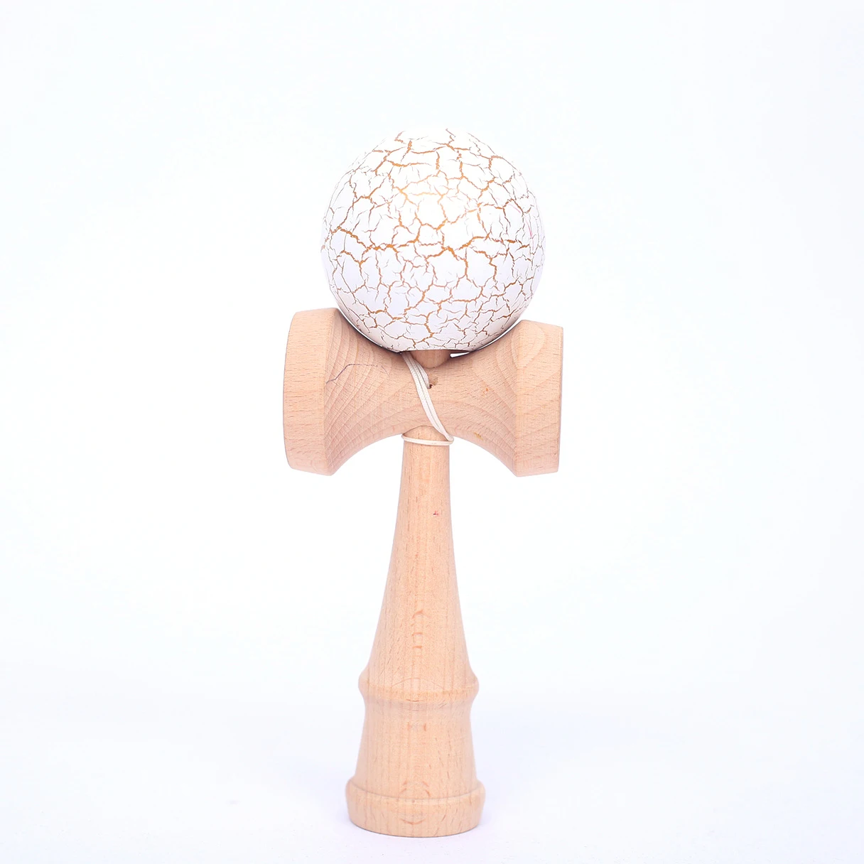 اليابانية الأبيض فرقعة خدعة الكرة الخشب Kendama لعبة كرة لياقة بدنية قطار التنسيق بين العين واليد متعة اصطياد لعبة الكرة لعبة هدية