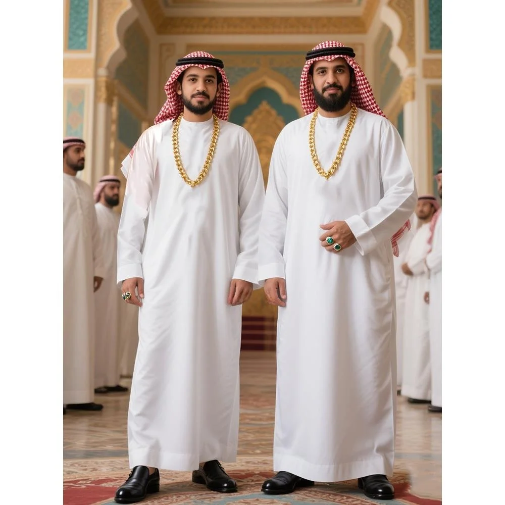 Robe longue arabe de dubaï pour hommes riches du moyen-orient, accessoires d'halloween Par, vêtements amusants de conférence, Costume de scène ethnique pour femmes