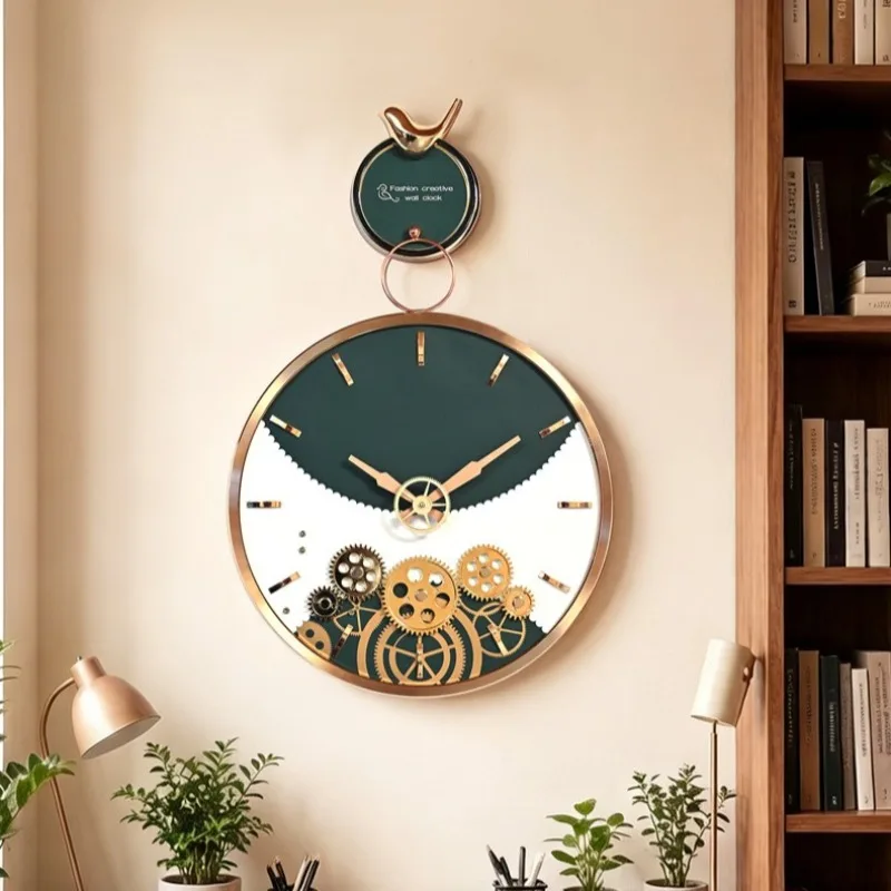 Modern Wall Clock Luxury Decorative Wall Watch Silent Aesthetic Mural Clocks Minimalist Elegant Living Room Art Watches Decor