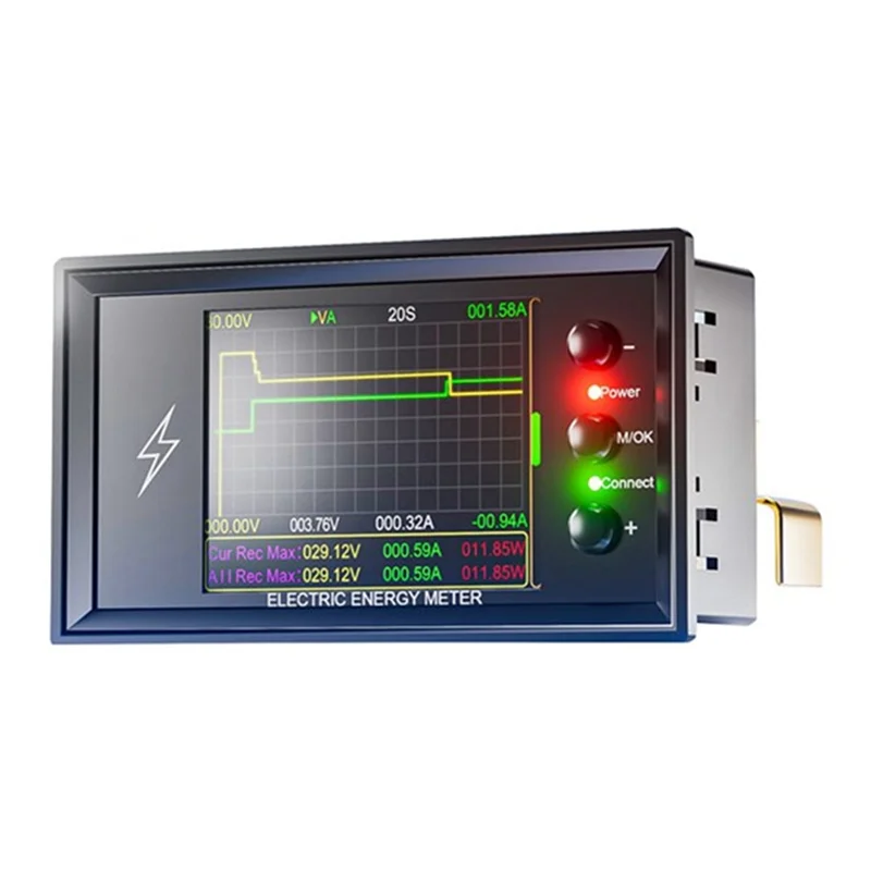 FEDI-DC 0-420V 300A Wifi Electric Energy Meter Battery Capacity Tester DC Current Voltage Power Meter With Relay Module