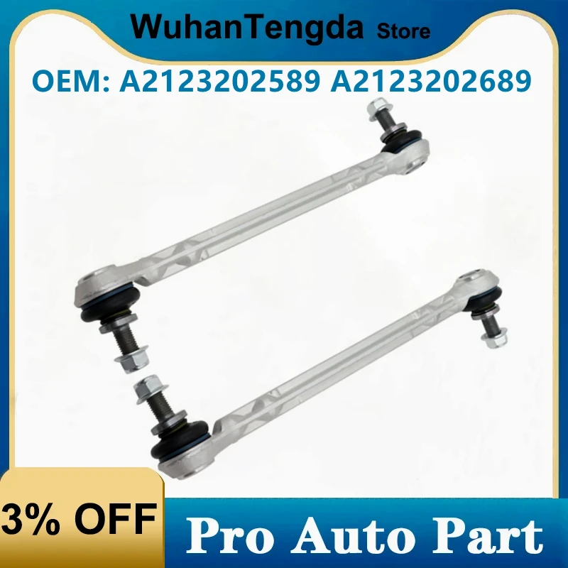 

A2123202589 A2123202689 2Pcs Front Rod Stabilizer Link for Mercedes Benz W212 2123202589 2123202689