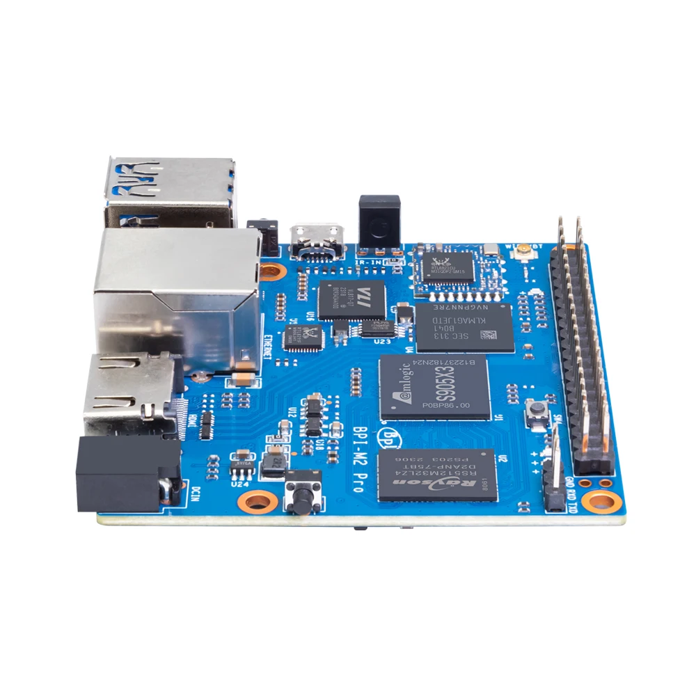 Banana PI BPI-M2 Pro Amlogic S905X3 Quad core Cortex-A55 Mali-G31 Demo Board 2GB LPDDR4 16GB eMMC With WiFi BT SBC Single Board