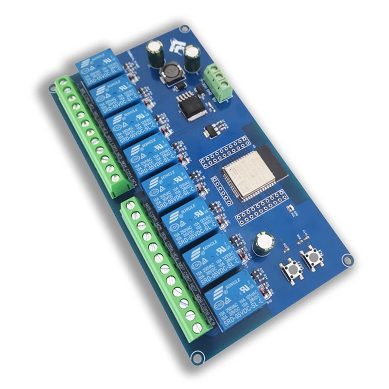 Блок питания DC5-30 в, ESP32, Wi-Fi, Bluetooth, BLE, 8-полосный релейный модуль, ESP32-WROOM дополнительная плата разработки