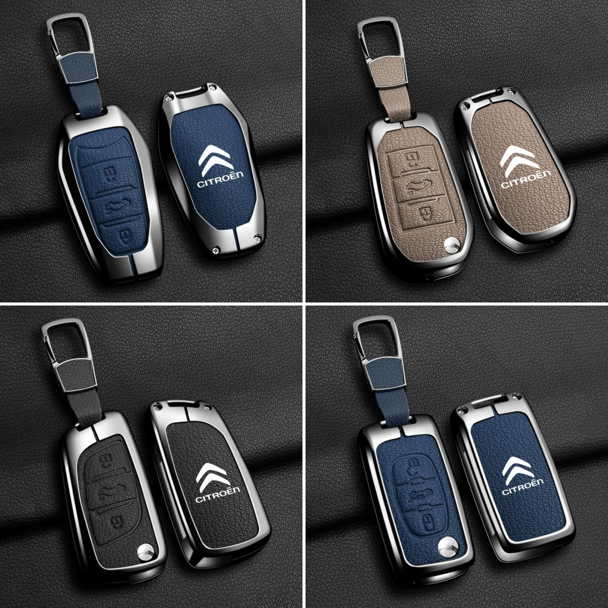 سبائك الزنك سيارة الوجه مفتاح القضية غطاء شل فوب لسيتروين C1 C2 C3 C4 C5 C6 VTS كسارا C-Crosser بيرلينجو ثاب DS3 DS4 DS5 DS6 #6