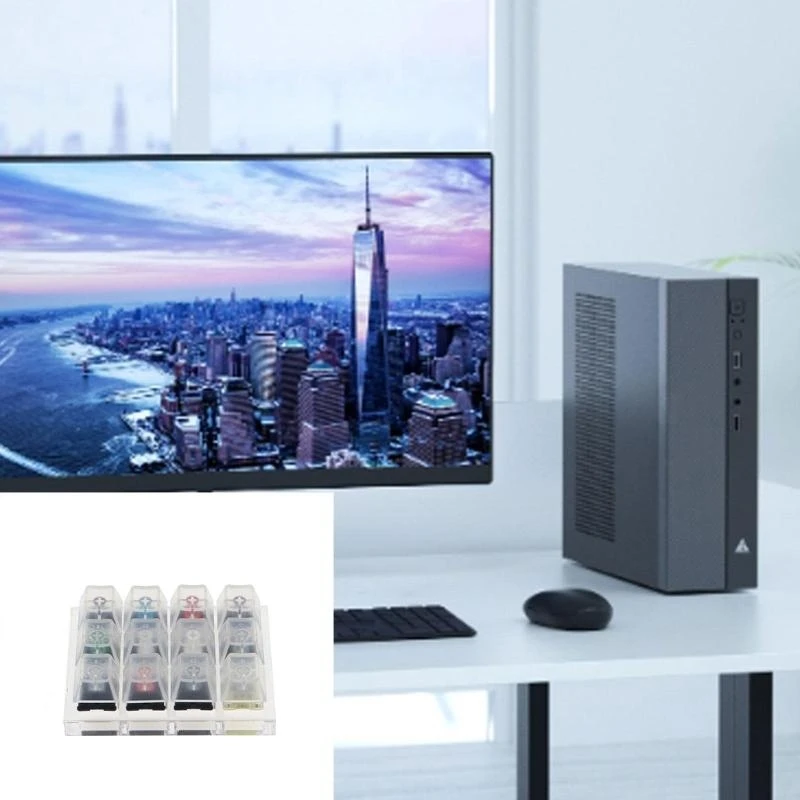 12 لوحة مفاتيح لوحة مفاتيح لوحة مفاتيح Cherry MX Clear Keycaps Sampler PCB لوحة المفاتيح الميكانيكية