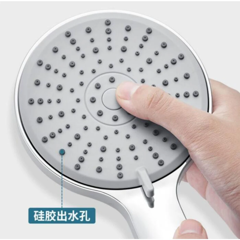 Neue 12 CM Große Panel Handbrause 3 Funktionen Druck Wasser Sparende Dusche Kopf Wasserhahn Ersatz Bad Zubehör – Detail 9