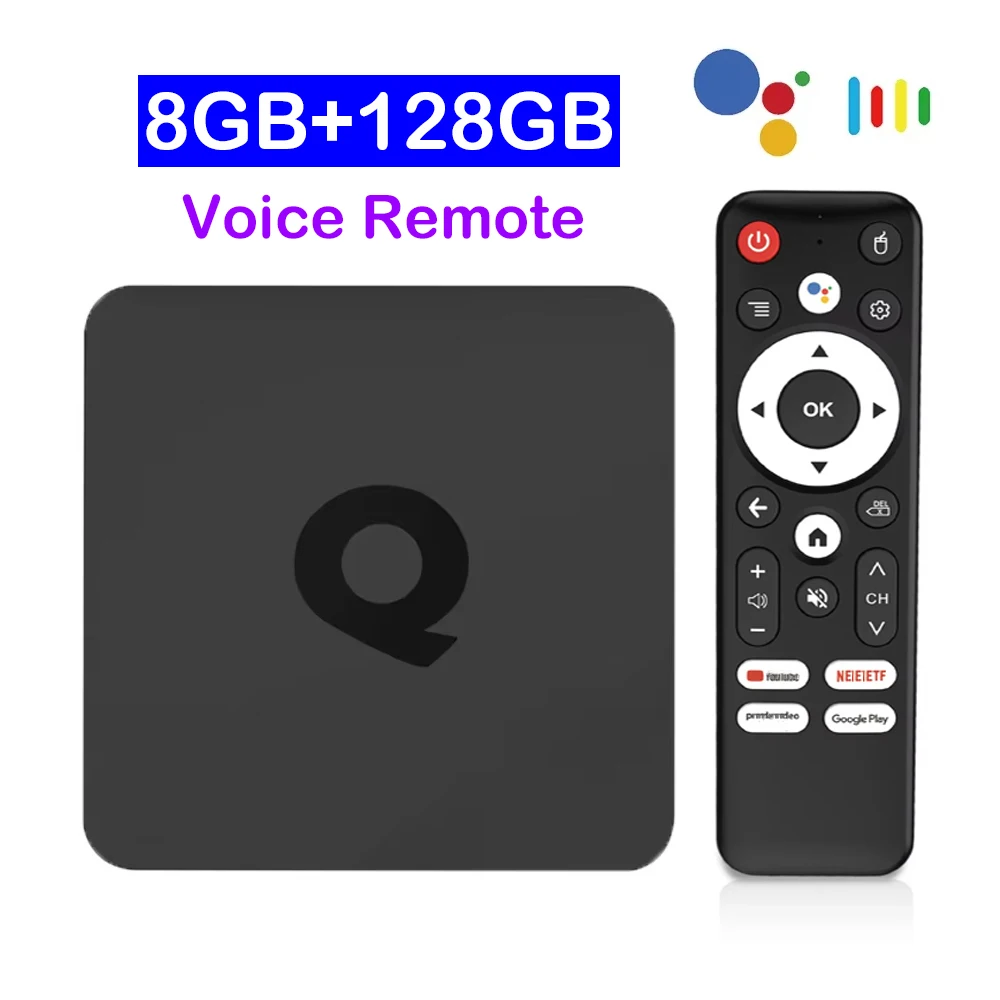 BLKJ Smart TV Box Bluetooth 6.0 8K Q1 Android 16 Set Top Box Allwinner H313 Dual Wifi 5G 8GB128GB Google Voice Streaming Media Player 5