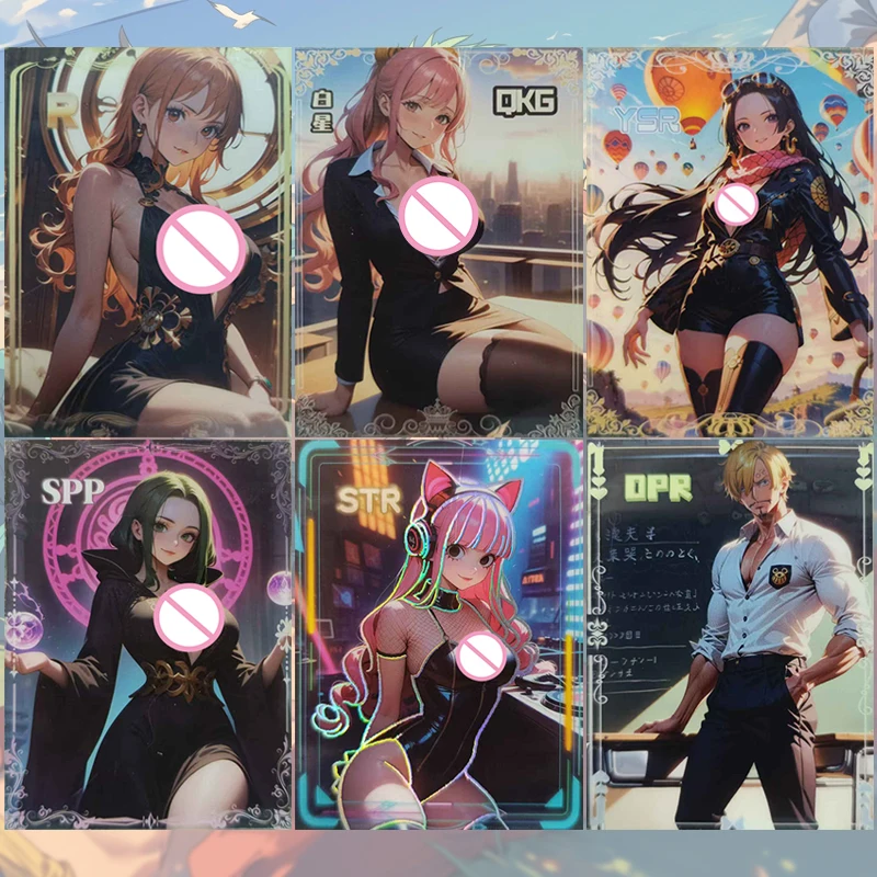 

Аниме One Piece Нико Робин Нами Перона Луффи Зоро YSR QKG SDR карты Коллекционные карты Рождественские подарки на день рождения Детские игрушки