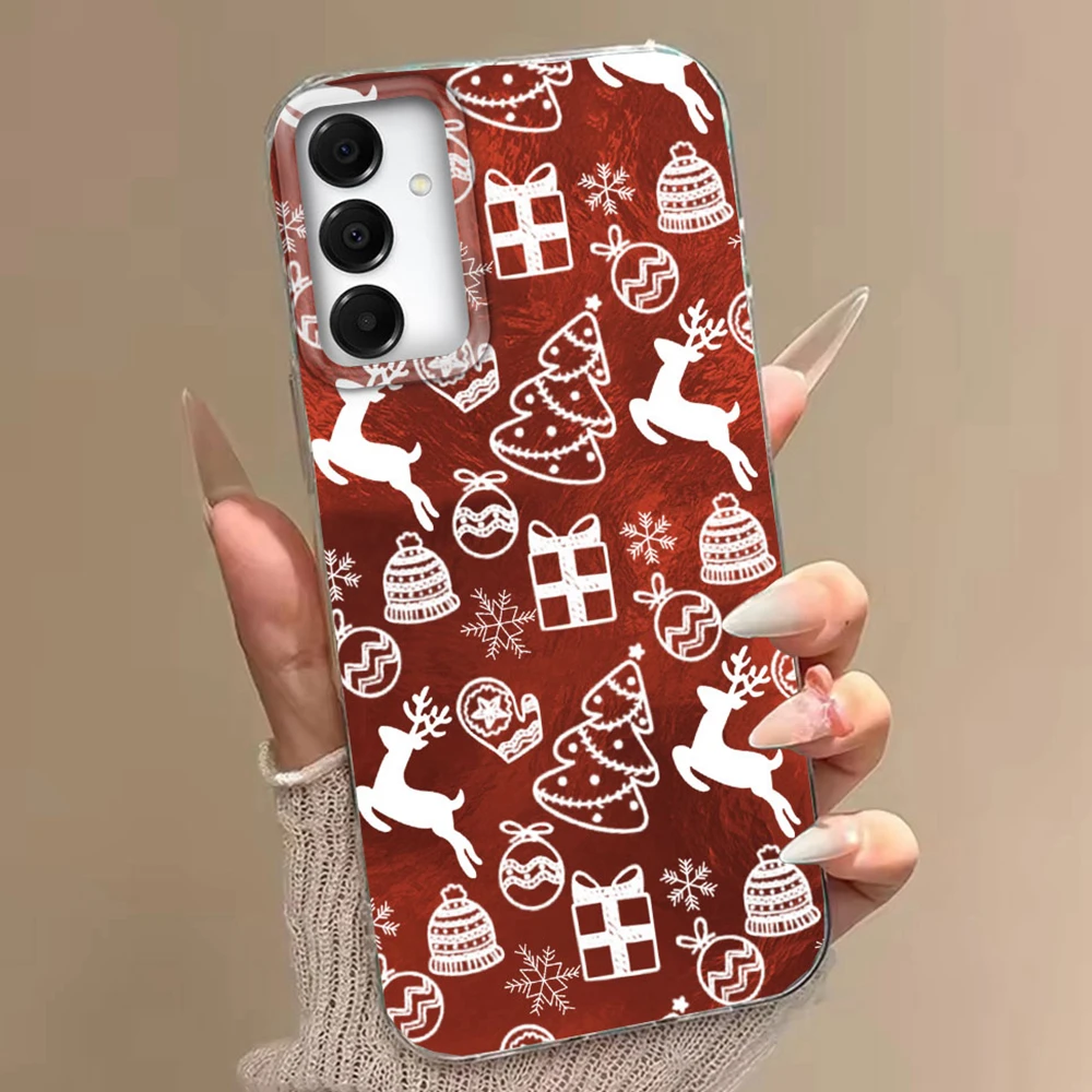 Frohe Weihnachten Roter Elch Handyhülle für Samsung Galaxy A55 A16 A07 A17 A26 A36 A56 A25 A35 A14 A34 A54 A15 A13 A32 A12 A22 Abdeckung